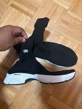 Authentic Balenciaga Black  Speed 3.0 Size Eur 45 / US 12